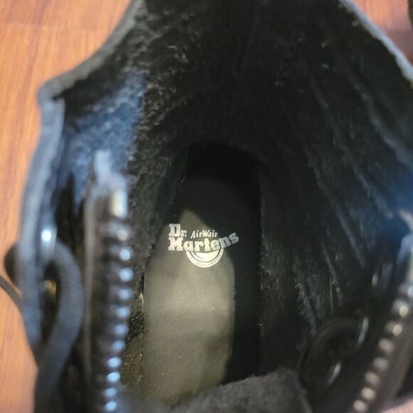 Dr Martens Black Croc Embossed Boots Leather Platforms US 5 UK 3 EU 36 - Picture 12 of 15